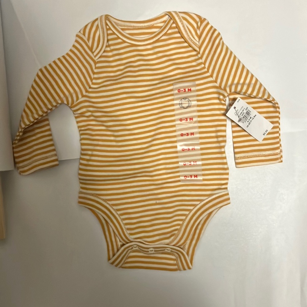 Old navy Baby 0-3 month Striped Onesie